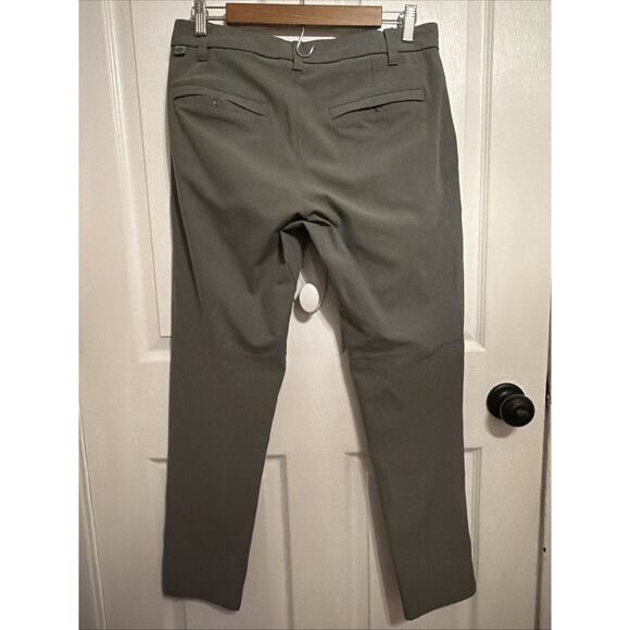 Lululemon Mens Commission Pant Classic 29" Warpstreme Grey Sage Size 30 - Picture 4 of 7